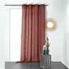 Image de Linder Voilage Pur Lin - 145x260cm - Rouge Brique