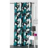 Image de Linder Rideau Art Deco Camo - 145x240cm - Bleu pétrole