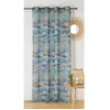 Image de Linder Voilage Motif Dune - 150x260cm - Bleu océan