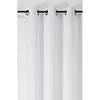 Image de Linder Voilage recyclé Blanc tissé en France - 145x240cm - Blanc