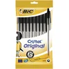 Image de BIC Sachet de 10 stylos bille Cristal Original Medium, encre noire