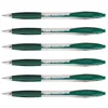 Image de BIC Lot de 6 Stylos bille Rétractable ATLANTIS CLASSIC pointe moyenne 1 mm Vert