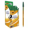 Image de BIC Cristal Original Stylos-Bille Pointe Fine (0,8 mm) - Écriture Fine et Précise - Vert, Boîte de 50