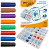 Image de BIC Velleda 1721 - Feutres pour Tableau Blanc Effaçables à Sec Pointe Conique Fine - Couleurs Assorties, Classpack de 72