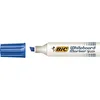 Image de BIC 19934 Marqueur velleda 1781 pointe Biseautée 2 mm écriture 3-5 mm encre Cétone effaçables corps Métal capuchon ventilé