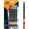 Image de BIC Intensity Stylos Feutres Pointe Fine (0,8 mm) - Couleurs Assorties Rainbow, Blister de 6