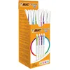 Image de BIC Cristal Up Stylos-Bille Pointe Moyenne (1,2 mm) - 4 couleurs assorties, 20 Unité (Lot de 1)