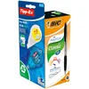 Image de BIC Pack de 12 Atlantis Noire + 1 Roller de correction Easy Refill 5 mm x 14 m