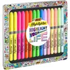 Image de BIC Highlighter Grip Surligneurs - Couleurs Assorties Intenses et Pastel, Boîte Cadeau en Métal de 15