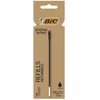 Image de 3 Recharges pour Stylo Bille BIC Cristal Re’New Pointe Moyenne Encre noire