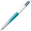 Image de BIC Stylo bille 4 couleurs Bicolore rétractable pointe 1 mm - écriture moyenne