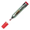 Image de BIC Marking Onyx 1591 Marqueurs Permanents à Pointe Moyenne Biseautée - Rouge, Boîte de 12
