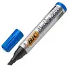 Image de BIC Marking 2300 ECOlutions Marqueurs Permanents à Pointe Moyenne Biseautée - Bleu, Boîte de 12