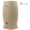 Image de EDA - Récupérateur d'eau RÉCUP'O 1000 L - Kit Collecteur Filtrant Inclus - Bille Indicatrice de Niveau d'eau - Bouchon de Vidange + Robinet à Embout - Beige