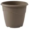 Image de Pot de fleurs EDA Plastiques coloris taupe en plastique Ø.30 x H.25,5 cm contenance 10 L