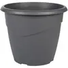 Image de Pot de fleurs Marina gris anthracite  30 cm 10L EDA Plastiques