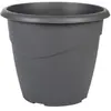 Image de Pot de fleurs Marina gris anthracite  35 cm 16L EDA Plastiques