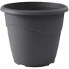 Image de Pot de fleurs rond non percé - EDA - MARINA - 23 L - Ø 40 x H 337 cm - Gris anthracite