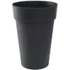 Image de Vase haut Rond Ø 46 cm - EDA - Toscane - 67 L - Ø 46 x H. 65 cm - Gris Anthracite