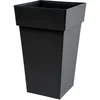 Image de Pot de fleurs haut Carré 39 cm - EDA - Toscane - 62 L - 39 x 39 x H. 65 cm - Gris Anthracite