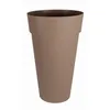 Image de Vase Rond XXL Ø 48 cm - EDA - Toscane - 90 L - Ø 48 x H 80 cm -Taupe