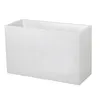 Image de Jardinière Muret - EDA - Graphit - 116 L - 995 x 395 x H. 60 cm - Blanc Cérusé
