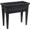 Image de Espace potager sur pieds - EDA - Veg&Table City - 57 L - Table de culture sur pieds - 76 x 385 x H. 68 cm - Gris Anthracite