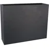 Image de Jardinière Muret Loft L - EDA - Volcania - 46 L - Intérieur/Extérieur - Décor Pierre - 785 x 295 x H. 60 cm - Gris Anthracite