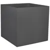 Image de Pot de fleurs Carré 50 cm - EDA - Graphit - 57 L - 495 x 495 x H. 495 cm - Gris Anthracite