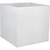 Image de Pot de fleurs Carré 50 cm - EDA - Graphit - 57 L - 495 x 495 x H. 495 cm - Blanc cérusé