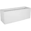 Image de Balconnière - EDA - Graphit Up - 25 L - Intérieur/ Extérieur - Décor Graphique - 59 x 195 x H. 228 cm - Blanc Cérusé
