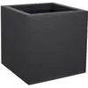 Image de Pot de fleurs Carré 30 cm - EDA - Graphit Up - 21 L - Intérieur / Extérieur - 295 x 295 x H. 295 cm - Gris Anthracite