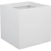 Image de Pot de fleurs Carré 30 cm - EDA - Graphit Up - 21 L - Intérieur / Extérieur - 295 x 295 x H. 295 cm - Blanc Cérusé