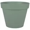 Image de Pot rond polypropylène EDA Toscane vert laurier Ø 47,5 x h.39 cm