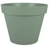 Image de Pot rond polypropylène EDA Toscane vert laurier Ø 59 x h.47 cm