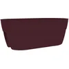 Image de EDA - Jardinière Cavalière Osaka 19,5 L - Système de Fixation Simple et Breveté - pour Balcons et Rambardes - 56 x 30,1 x H.20,6 cm - Rouge Bourgogne