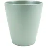 Image de Cache-pot rond en polypropylène vert amande ø24 cm Eda Agatha