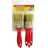 Image de Pinceau plat lot de 5 SAVY - Rouge - Dimensions 12 mm