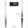 Image de TERRAILLON - X LINE CONNECT - Balance connectée Bluetooth, Impédancemètre, Analyse des masses graisseuse, musculaire, hydrique, osseuse et viscérale, IMC, Capacité 180 kg, Plateau verre, Blanc