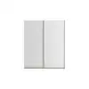 Image de Armoire 2 portes coulissantes SUNSET coloris blanc