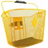 Image de Hapo-G - Panier Acier XXL Jaune avec Fixation MTS3 - Capacité 19L - Charge Maximale 5kg - Anse de Portage Pratique - Tapis de Fond Amovible pour Protection - Installation Rapide en Un Clic