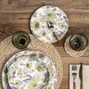 Image de Table Passion - 12 Assiettes à desserts Edulis verte - 19x19x3cm OS