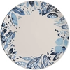 Image de TREND'UP - 12 Assiettes plates jardin blanche - 28x28x3cm OS