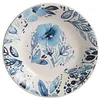 Image de Trend'up - Assiette creuse Jardin bleu 20,5 cm (lot de 6)