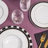 Image de Table Passion - 6 Assiettes à desserts Ardec multicolore - 21 × 21 × 2 cm OS