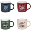 Image de Table Passion - Coffret de 4 mugs Californy multicolore - 35 cl OS
