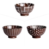Image de Table Passion - Lot de 3 coupelles Utah marron - 12x12x6cm OS