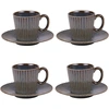 Image de Table Passion - Coffret de 4 paires de tasses à thé Liv bleu - 22 cl OS