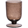 Image de Table Passion - 6 Verres à pieds Gordes bullé brun noir - 13x13x8cm OS