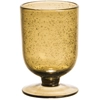 Image de Table Passion - Set de 6 Verres à pied Gordes bullé ambre jaunes - 13x13x8cm OS